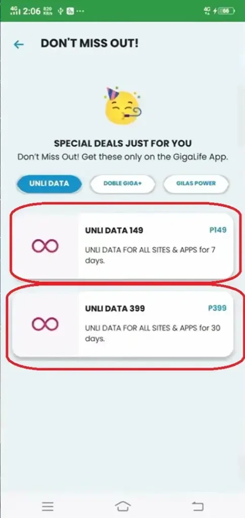 TNT UNLI CALLS TO ALL NETWORKS 5 data 149
