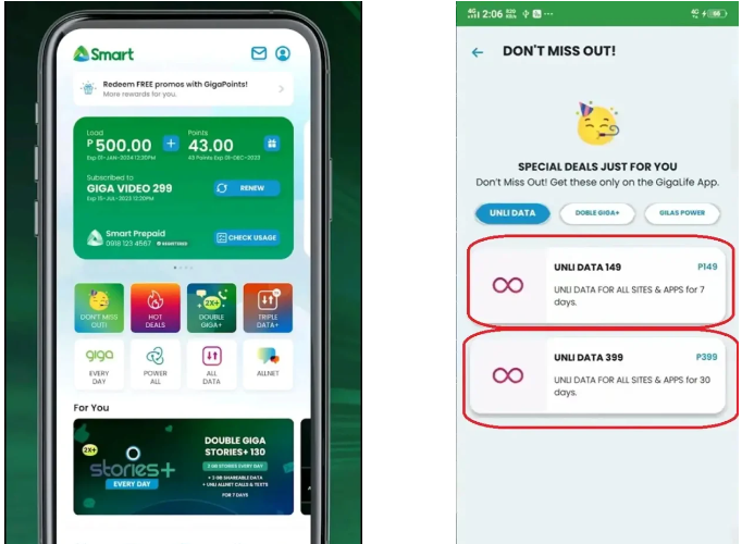 UNLI DATA TNT - Register for 1 Month Unlimited Data Promo 3 unli data tnt for 1 month promo