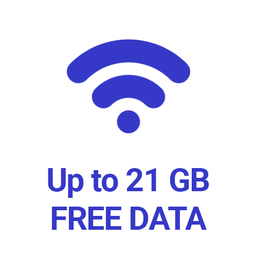 Home 9 21 GB Free Data